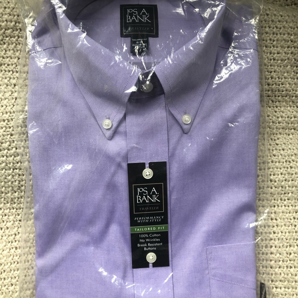 Jos A Banks Traveler Shirt Tailored Fit
